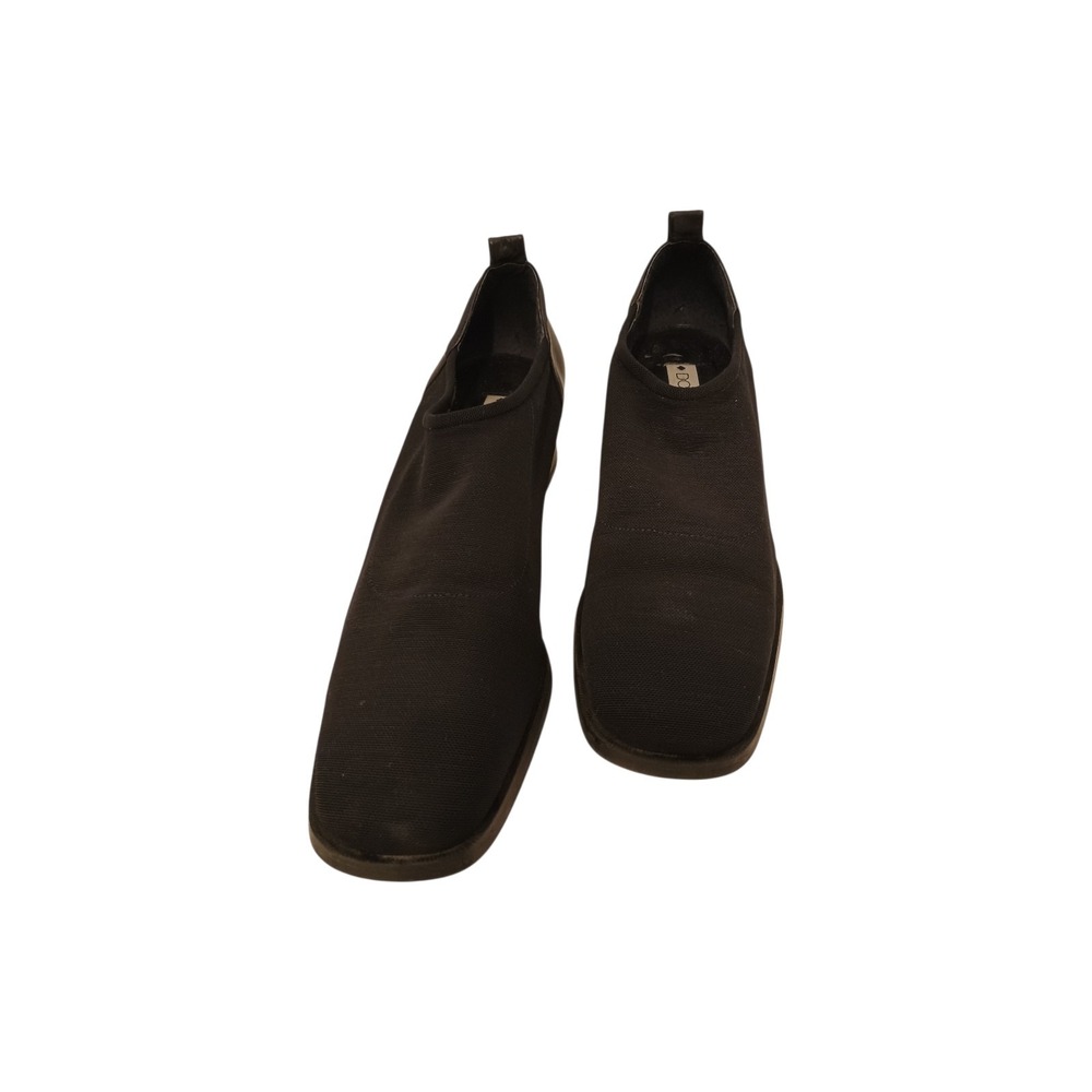 Donald Pliner Women's Gwineva Black Knit And Leather Loafers Shoes Size 7.5 - Picture 1 of 8